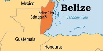 Karte belmopan Beliza
